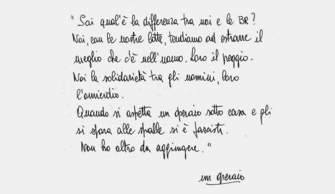 Cosa fa un sindacalista? Ciò che ritiene giusto