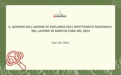 Il quadro dell’azione di vigilanza dell’ispettorato nazionale del lavoro in agricoltura nel 2024