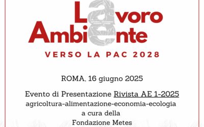 AE 1/2025 – Lavoro-Ambiente verso la PAC 2028