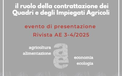 Formazione, innovazione e digitalizzazione in agricoltura: il ruolo della contrattazione dei Quadri e degli Impiegati Agricoli